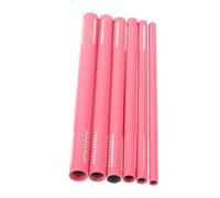 Healvian 6 Pièces De Coiffage Pour Nail Art Mini-décoration Étagère Étui De Rangement Pour Bijoux Portable Calibreur Poignées Porte-cartes En Peluche Outils De Meulage Clou Métal Rose