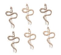 Healvian 6 Pièces Épingles à Cheveux Snake Doré Accessoires Vintage pour Femmes Pince à Cheveux Shape pour et Événements