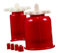 Healvian 6 pièces Kit de Ventouses Sous Vide pour Thérapie par Aspiration Plastique Multi Détente Musculaire à Domicile Adapté Aux et Corporel