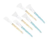 Healvian 6 Pièces Pinceaux Silicone pour Masque Visage Applicateurs Pratiques pour Mélanger et Appliquer des Masques Faciaux Design Ergonomique pour Confort Optimal