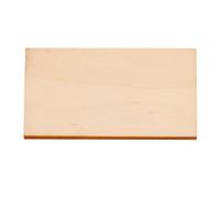 Healvian 60 Pièces Plaquettes de Bois Brut Rectangulaires 7,6x5,1cm | Surface Lisse, Légère et Fine à Découper, pour Loisirs Créatifs et Décoration Intérieure