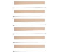 Healvian 6pcs Bande Chauffante pour Machine à Sceller Manuelle, Élément Chauffant en Fer et Tissu, Chauffage Uniforme et Scellement Ferme pour Réparation Fiable