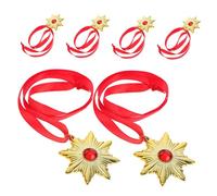 Healvian 6Pcs Pendentif Vampire Pour Bijoux Masculins Collier Halloween Pour Femmes Accessoires Vampire Pour Collier Croix Médaille Avec