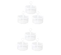 Healvian 6pièces Cleansing Bubbler Outil De Nettoyage Facial Transparent Accessoires Amovibles Pour Gel Et Shampooing