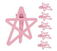 Healvian 6pièces Lot De Barrettes à Cheveux Étoile Barrettes Pression Pour Femme Et Fille Accessoires Cheveux