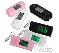 Healvian 6pièces Lot de Montres Porte-clés Numériques Montres Électroniques Compactes avec LED Portables pour Garçon Fille Et Étudiants