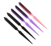 Healvian 6pièces Peigne De Coiffure Portable Pliable Brosse Pour Cheveux Bouclés Et Raides Accessoire De Voyage Pratique Et