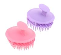 Healvian 6pièces Peigne De Massage Du Chevelu Brosse à Cheveux Silicone Outil De Lavage Et Exfoliation Pour Cheveux Masseur De Tête Polyvalent Conception Compacte Pour Usage Quotidien
