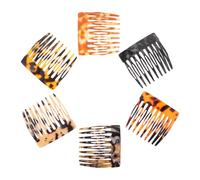 Healvian 6pièces Peignes pour Cheveux Femmes avec Pinces Démêlage Doux Antistatique Voyage et Coiffures Quotidiennes