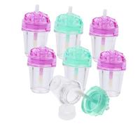 Healvian 7 Pièces Tubes de Gloss à Transparents pour Cosmétiques DIY Conteneurs Miniatures Sûr Pratiques et Portables et Voyage Couleur Aléatoire