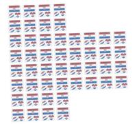 Healvian 75 Feuilles temporaires Imperméables Drapeau Autocollant Etats-unis Tatouage De Compétitions Internationales Pays Tatouage Étanche