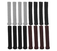 Healvian 8 paires de coussinets d'oreilles souples pour lunettes - Embouts de branches antidérapants en coton tricoté pour lunettes, à placer derrière les oreilles