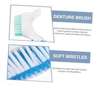 Healvian 8 Pièces Ensemble de soins Casse de stockage de prothèse cas de conteneur de protège-dents titulaire de retenue cas de dentier nylon