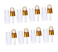 Healvian 8 pièces Flacon Verre Rechargeable avec Pipette Compte Gouttes Bouteille Essence Translucide Voyage Essentielle et Parfum