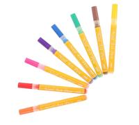 Healvian 8 Pièces Marqueurs pour nail art marqueurs pastels marqueurs pour tableau planche Gel décoration ongles vernis à ongles stylo à peinture marqueurs de coloration Plastique