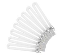 Healvian 8 pièces Tube UV Ongles Remplacement Lampe Nail Light pour Salon et Usage Personnel Séchage Rapide et Inductif Sans Danger pour Peau et Yeux