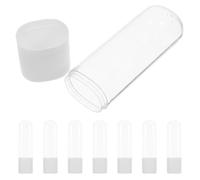 Healvian 8pièces Boîte de Rangement pour Embouts Hydropulseur avec Couvercles Anti-poussière Transparente Organisateur Portable pour Embouts Irrigateur Buccal Protection et Transport