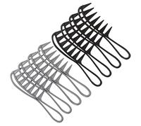 Healvian 8pièces Peigne Démêlant Large à Dents Pour Cheveux Bouclés Peigne Anti- Pour Humide Ou Sec Outil De Coiffure Pour Types De Cheveux