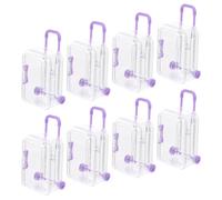 Healvian 8Pièces Transparentes Forme de Mini Coffrets de Décoration de Rangement pour Douceurs