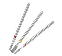 Healvian 9 Pièces Set de Embouts Diamant pour Ponceuse à Ongles Russes Outils de Polissage et Meulage des Cuticules pour Machine Électrique Manucure Accessoires Salon Professionnels
