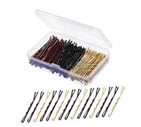 Healvian 900 Pièces Hair Pins Set With Wave Pattern Strong Grip Bobby Pins For Women Lightweight Hair Dressing Accessory For Updos And Flyaways Includes Storage Box