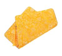 Healvian à Bible Satin Double Couche avec Motif Dragon de Protection Décoratif pour Bible Modèle Jaune à Zip