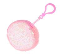 Healvian À Main À Paillettes Organiseur D'écouteurs Petite Pochette Zippée Rangement Léger pour Écouteurs Élégant pour Les Voyages Et Un Usage Quotidien
