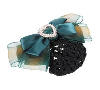 Healvian Accessoire Cheveux Professionnel avec Nœud Filet à Chignon pour Infirmières Hôtesses et Danseuses Barrette Chic pour Coiffure et Soignée