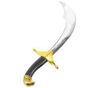 Healvian Accessoire d'Épée de Cosplay Pirate en Plastique Solide Réutilisable pour Fête d'halloween et Cosplay Ambiance Pirate