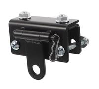 Healvian Attelage Réglable pour Pare-Chocs de Motoneige en Acier Renforcé, Crochet de Remorquage Anticorrosion Robuste, Kit D’attelage Arrière pour Transport Sécurisé, Accessoires