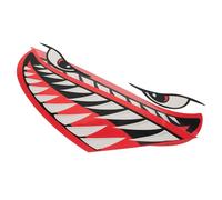 Healvian Autocollant Décoratif pour Kayak de Gueule de Requin, Autocollant de Carrosserie Résistant, Adhésif Facile à Poser, Décoration Nautique pour Sports de Plein Air, Motif Original