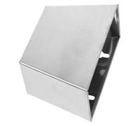 Healvian Bac à Bouchons de Bière Mural Acier Inoxydable avec Drainage Rangement pour Capsules de Bouteilles de Bière Extérieur ou Intérieur Grand Volume et Design Élégant