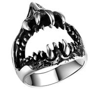 Healvian Bague Pour Homme Avec Gueule De Requin Bagues Pour Hommes Bagues Cool Pour Hommes Bijoux Animaux Bagues Pour Hommes Bagues Tendance Bagues Vintage Bagues Pour Hommes
