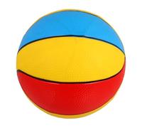 Healvian Ballon de Basket Coloré Gonflable 8,5 Pouces pour Garçon et Filles, Extérieur Trois Couleurs Rouge Jaune Bleu, Ballon de Basket Éducatif pour Coordination Œil-Main et Motricité