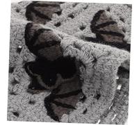 Healvian Bandana Gothique Au Crochet à Motif Chauve- Foulard et Respirant Accessoire Costume Adulte pour Halloween Écharpe Femme Polyvalente