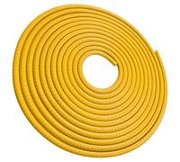 Healvian Bande de Protection Anti-Collision pour Portière de Voiture 10 M Bande Jaune sans Colle Renfort Métallique Protection Résistante aux Intempéries pour Accessoires Extérieurs Auto