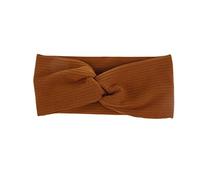 Healvian Bandeau Cheveux Élastique Coton Pur Serre-tête Fin Noué Bandeau Tresse Caramel Pour Femmes Et Filles Léger Et Confortable Accessoire Coiffure Quotidien