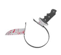 Healvian Bandeau Couteau Halloween et Confortable Accessoire Sanglant Plastique pour Cosplay et Fêtes Compatible avec Divers Costumes et Événements Mascarade