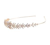 Healvian Bandeau de Mariée avec Strass pour Cheveux Accessoires de Coiffure de Mariage Couronne Décorée pour Mariée et Demoiselles Honneur