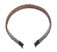 Healvian bandeau femme wig bandana assiettes party feist bandeau perlé accessoires de cheveux pour filles toupet pour les femmes tresse cheveux cerceau de cheveux tressé