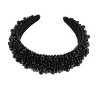 Healvian Bandeau Perles Baroque Femme et Confortable Accessoire Coiffure Élégant pour Fête et Usage Quotidien