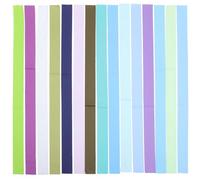 Healvian Bandes de Tissu en Coton 36 Pièces 625X100 CM Tissu de Patchwork Coloré DIY pour Quilting Couture et Accessoires Artisanaux Assortiment Solide pour Décoration et Création