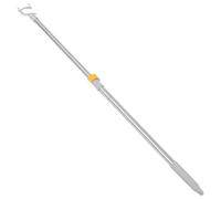 Healvian Barre d'Extension Télescopique pour Vêtements en Acier Inoxydable Crochet Suspendre Long 64-101 CM Tringle Réglable pour Penderie et Dressing