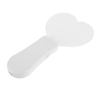 Healvian Bâton Lumineux Résistant à Déformation avec LED en Acrylique Blanc de Cœur Supporte L'impression DIY pour Concerts de Musique et Projets Créatifs