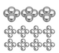 Healvian Billes en Acier Inoxydable 304 Solides 127 MM Lot de 50 Pièces Billes de Roulement de Précision Haute Résistance pour Bricolage Composants Mécaniques et Usage Industriel