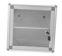 Healvian Boîte à Médicaments Murale avec Serrure Aluminium Trousse De Verrouillable pour Usage Domestique Et Professionnel Rangement Pratique Et Sécurisé