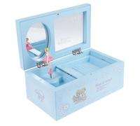 Healvian Boîte à Musique avec Couvercle Transparent Boîte à Bijoux Musicale Polyvalente pour Fille Rangement Bijoux Décoratif