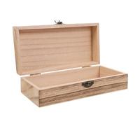Healvian Boîte Bois De Rangement Vintage Pour Bijoux Et Accessoires Coffret à Bijoux Avec Couvercle Pour Trésors Et Petites Objets