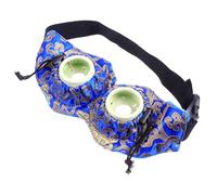 Healvian Boîte de Moxibustion Oculaire Portable sans Fumée Appareil de Moxibustion Chaude au Gingembre Yeux Petite Taille Matériau Léger Couleur Usage Santé Couleur