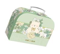 Healvian Boîte de Rangement Décorative en Papier Couvercle, Valise Portable Compacte pour Bijoux et Papeterie, Coffret Présent Mariage 1 Pièce, Boîte Présent Anniversaire Élégante